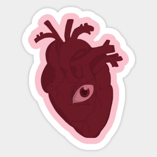 Third Eye Heart Sticker